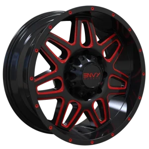 Envy Wheels – ET-2 – Black – 18″x9″ 18mm – Summer Wheels – 222BR-F18817012518V2